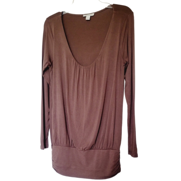 Boston Proper Scoopneck Bottom Banded Blouse - Picture 8 of 8